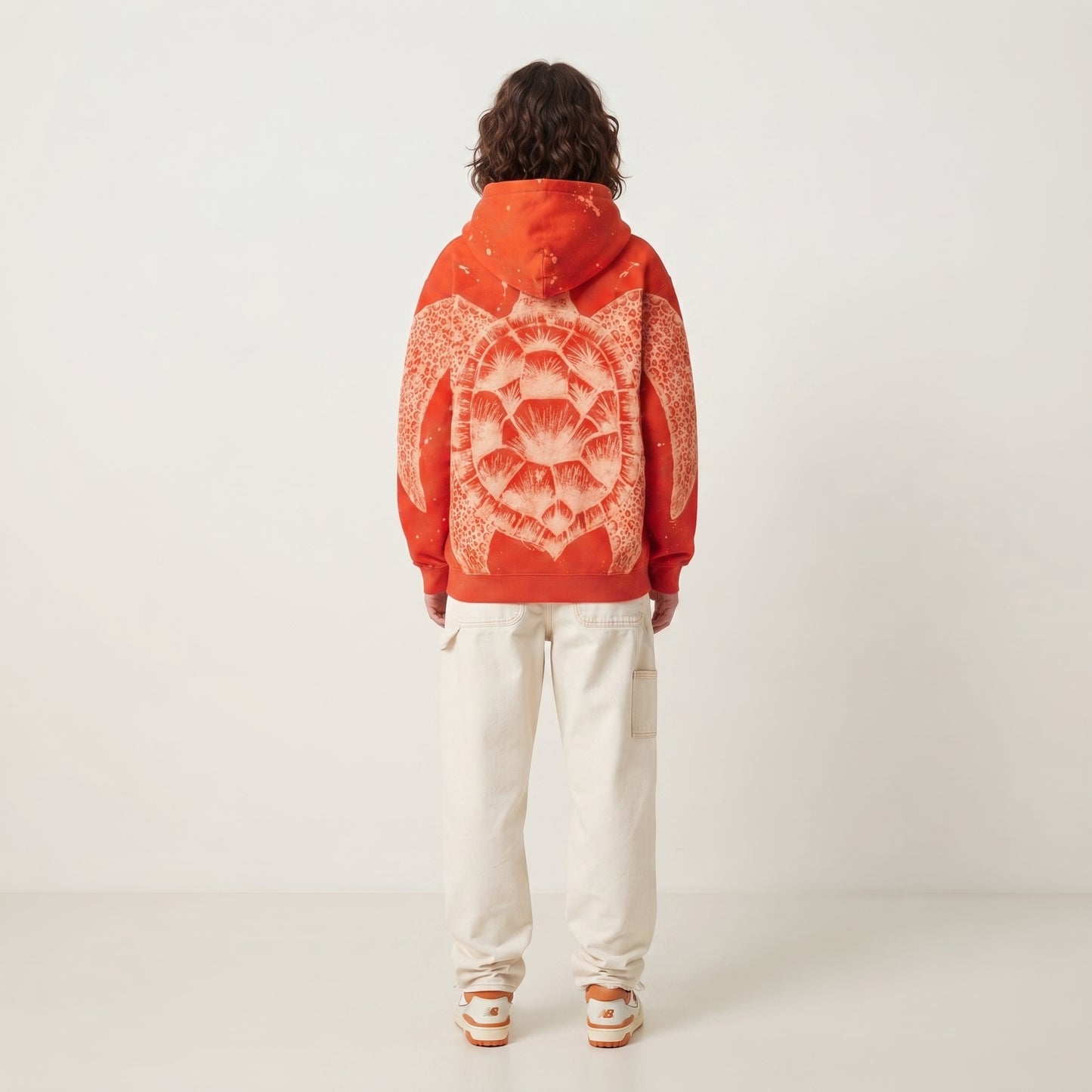 Turtle Print Hoodie