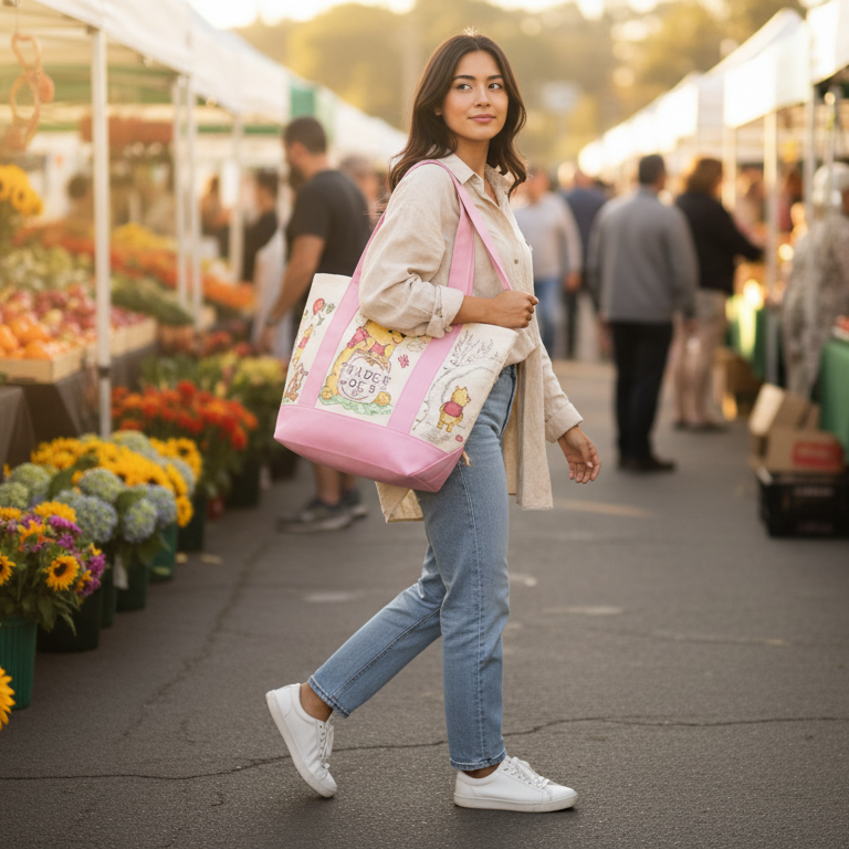 Winne the Pooh x Trader Joe Tote Bags