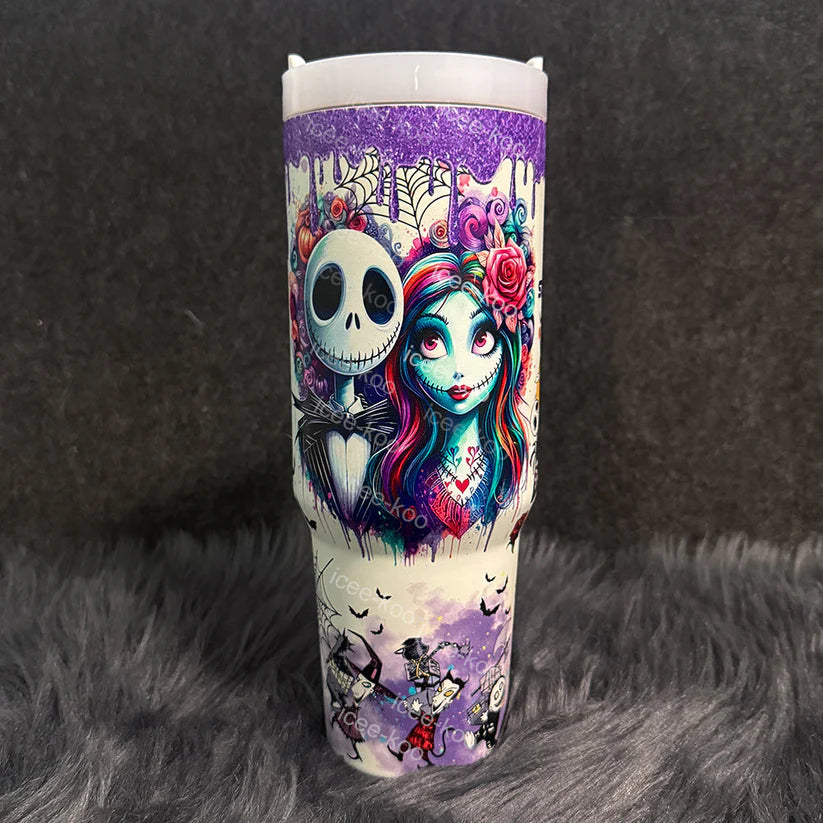 Sally x Jack Skellington 40 Oz Tumbler