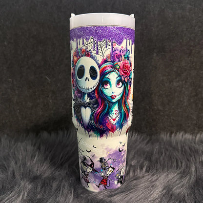 Sally x Jack Skellington 40 Oz Tumbler