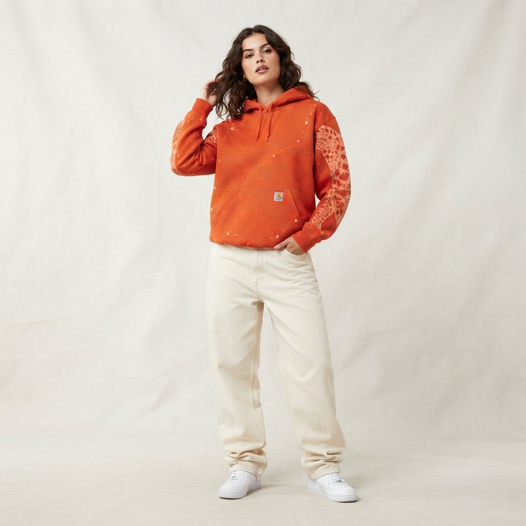 Turtle Print Hoodie