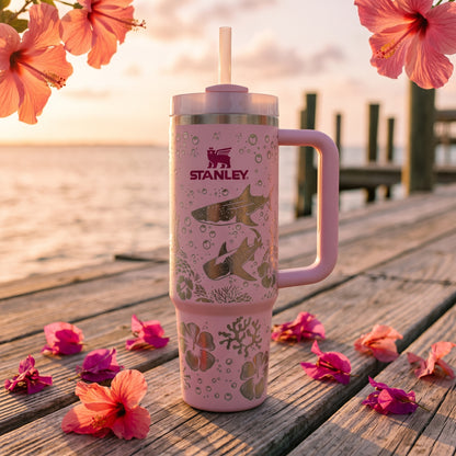 Whale Shark Reef Adventure 40 oz Tumbler