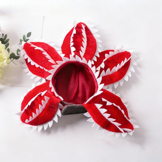 Demogorgon Scary Flower Costume - Pet Hat