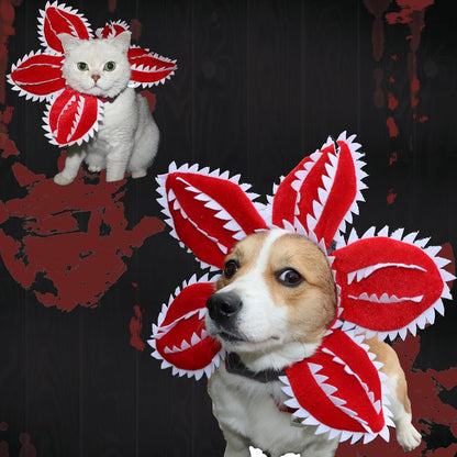 Demogorgon Scary Flower Costume - Pet Hat