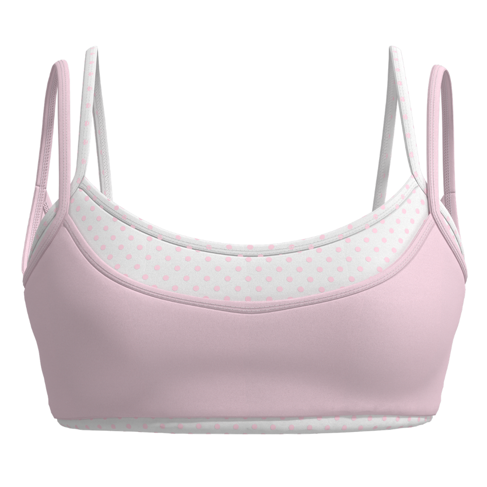 Pink & White Polka Dots Set