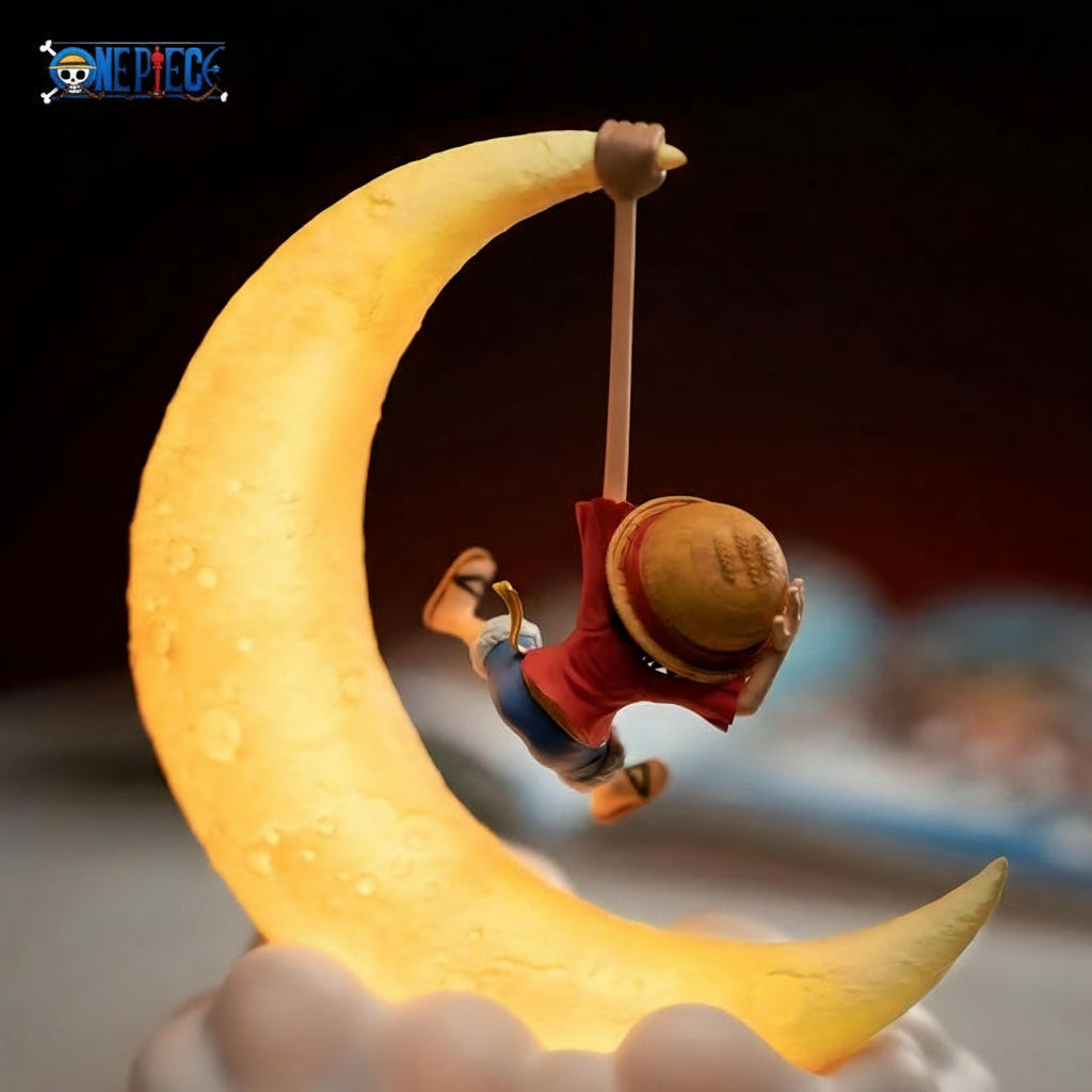One Piece Luffy Crescent Moon Lamp
