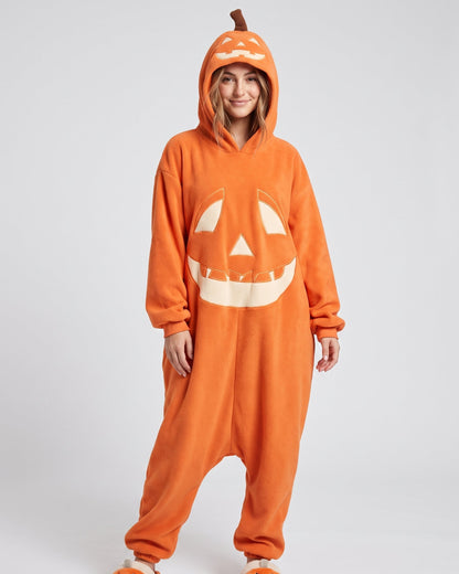 Cozy Carved Pumpkin Onesie