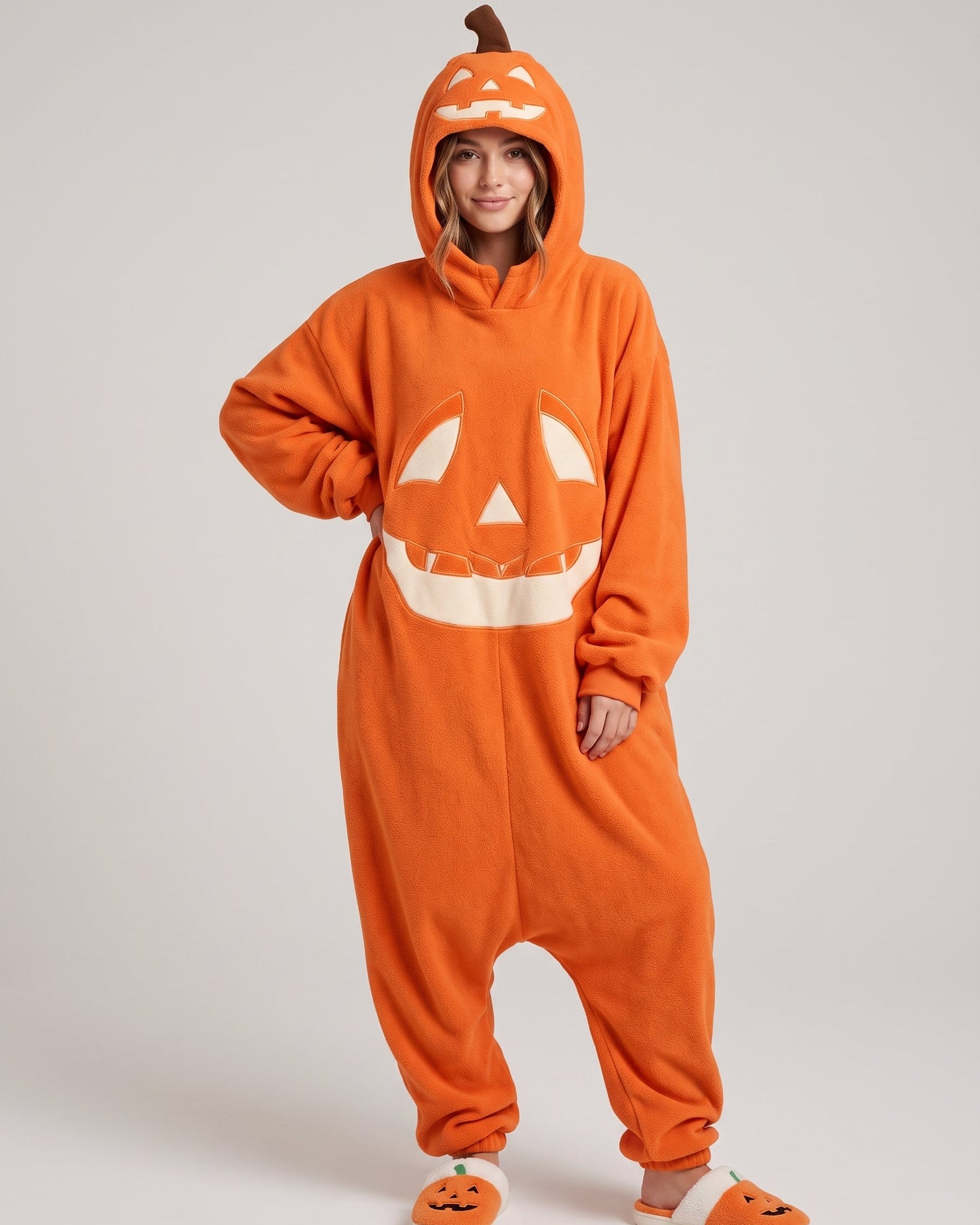 Cozy Carved Pumpkin Onesie