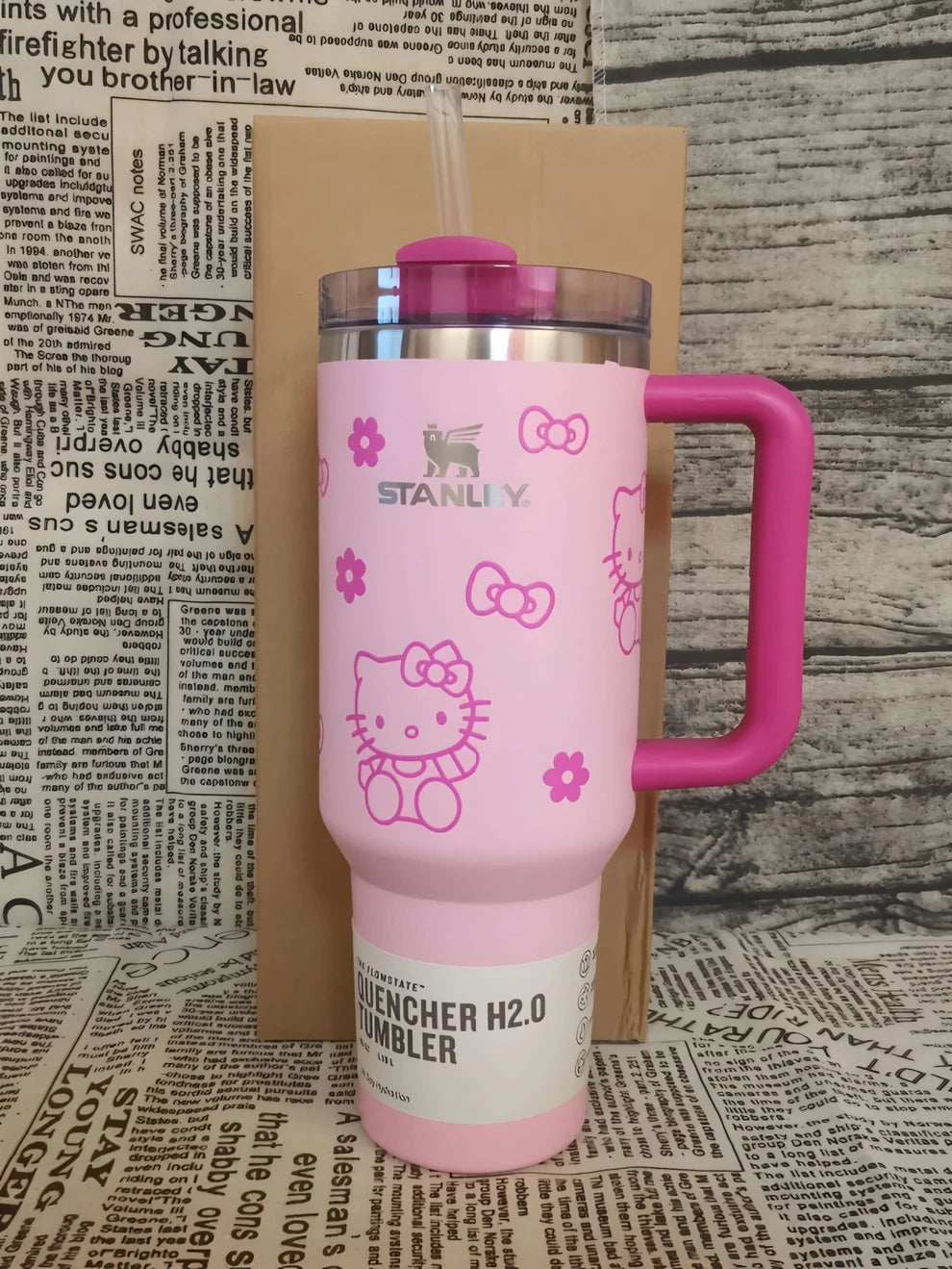 Hello Kitty Bow Flower 40 Oz Tumbler