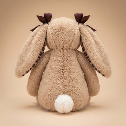 Leopard Print Bashful Bunny Plush