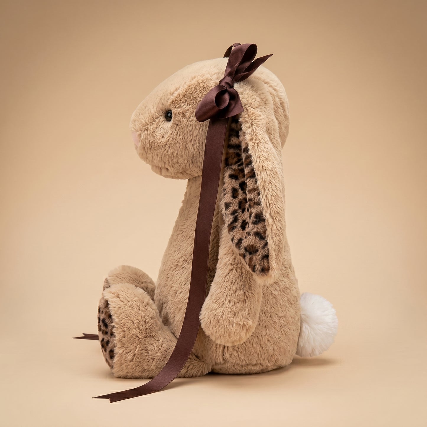 Leopard Print Bashful Bunny Plush