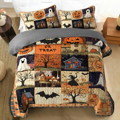 All Season Spooky Quilt 3-Piece Set