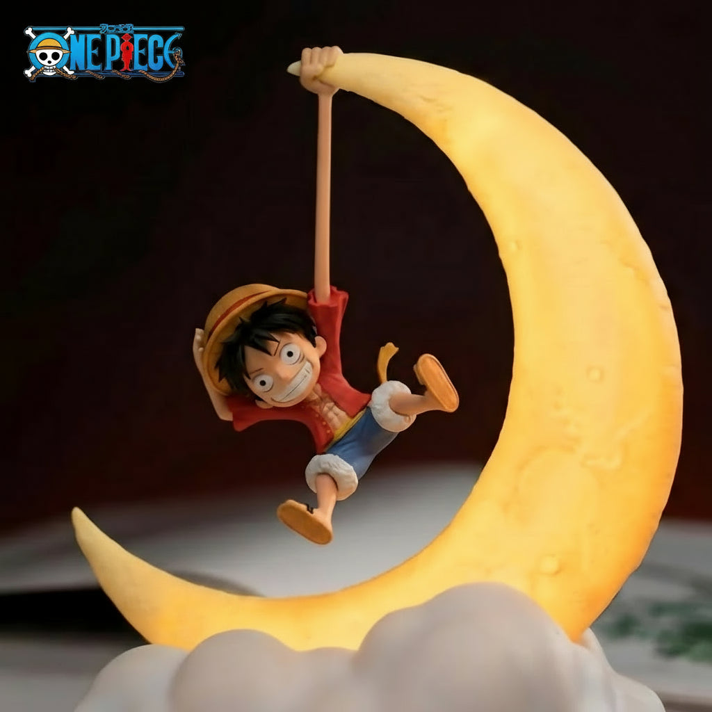 One Piece Luffy Crescent Moon Lamp