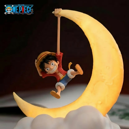 One Piece Luffy Crescent Moon Lamp