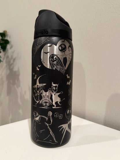 Nightmare Skeleton 32oz Water Bottle