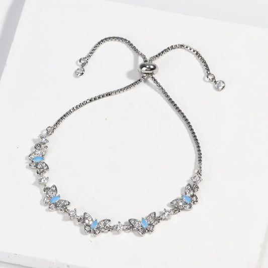 Cute & Sweet Blue Butterfly Bracelet