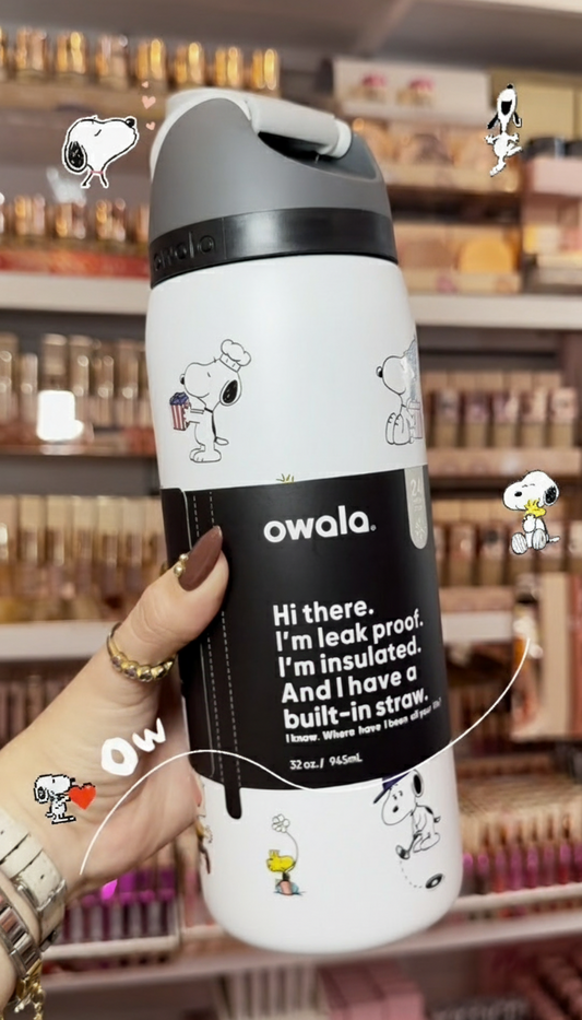 Snoopy x Owala 32oz FreeSip Water Bottle