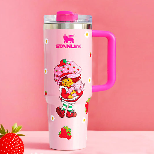Viral Strawberry Shortcake 40oz Collector's Tumbler