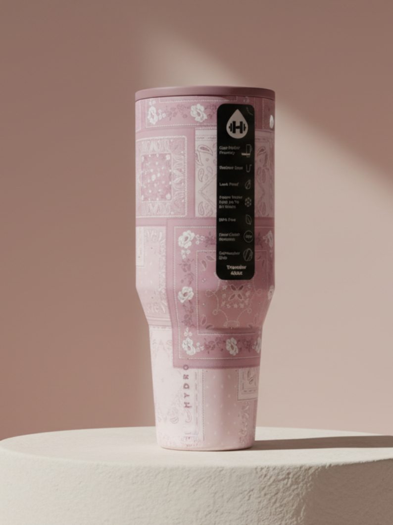 Bandana Hydrojug Traveler 40oz  Tumbler