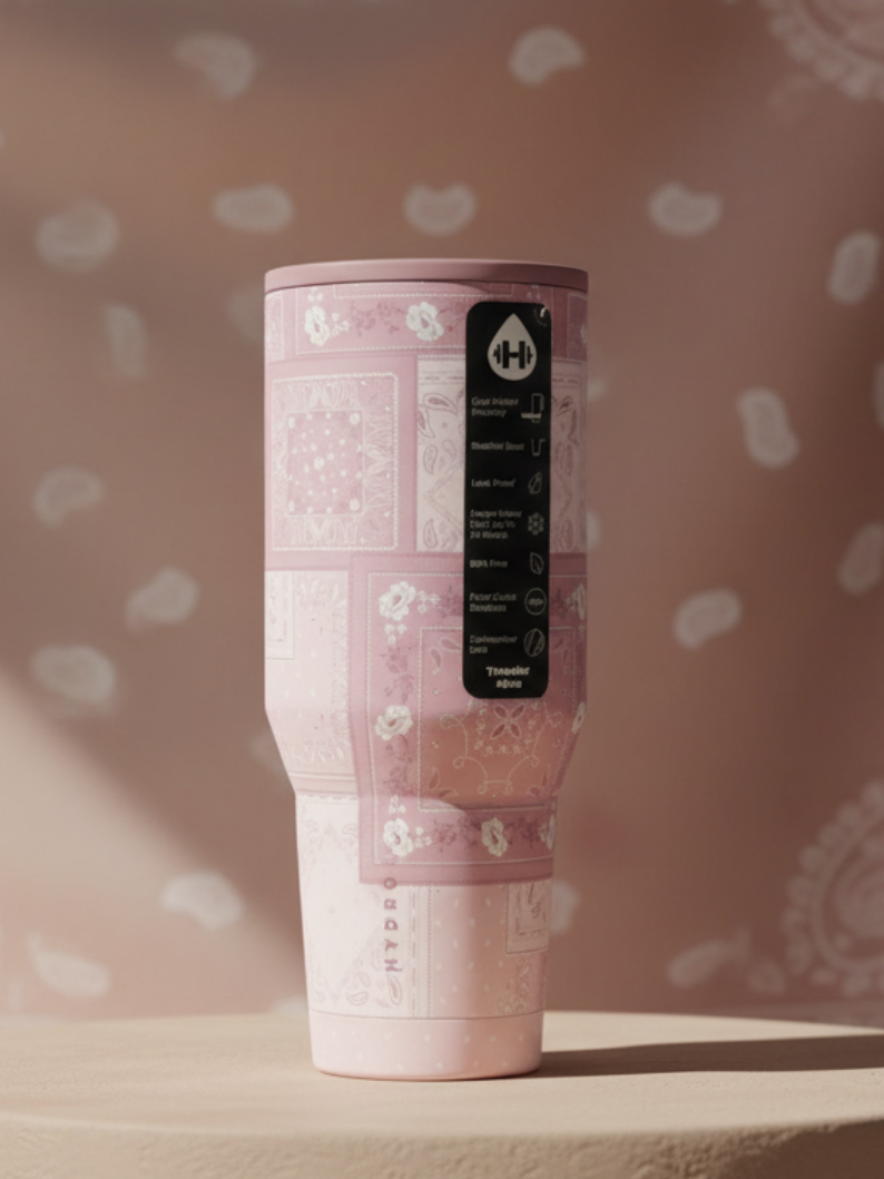 Bandana Hydrojug Traveler 40oz  Tumbler