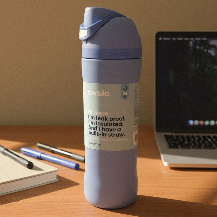 NEW Owala Out of the Blue  FeeSip 24oz Water Bottle