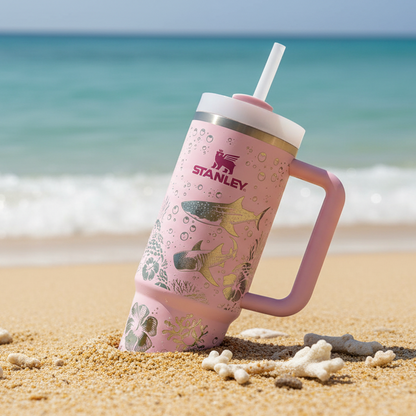 Whale Shark Reef Adventure 40 oz Tumbler