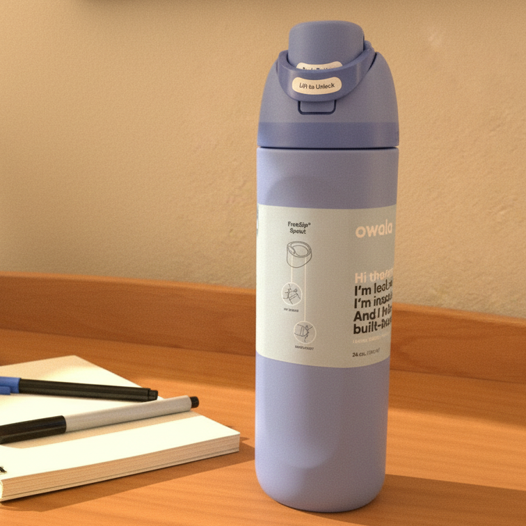 NEW Owala Out of the Blue  FeeSip 24oz Water Bottle