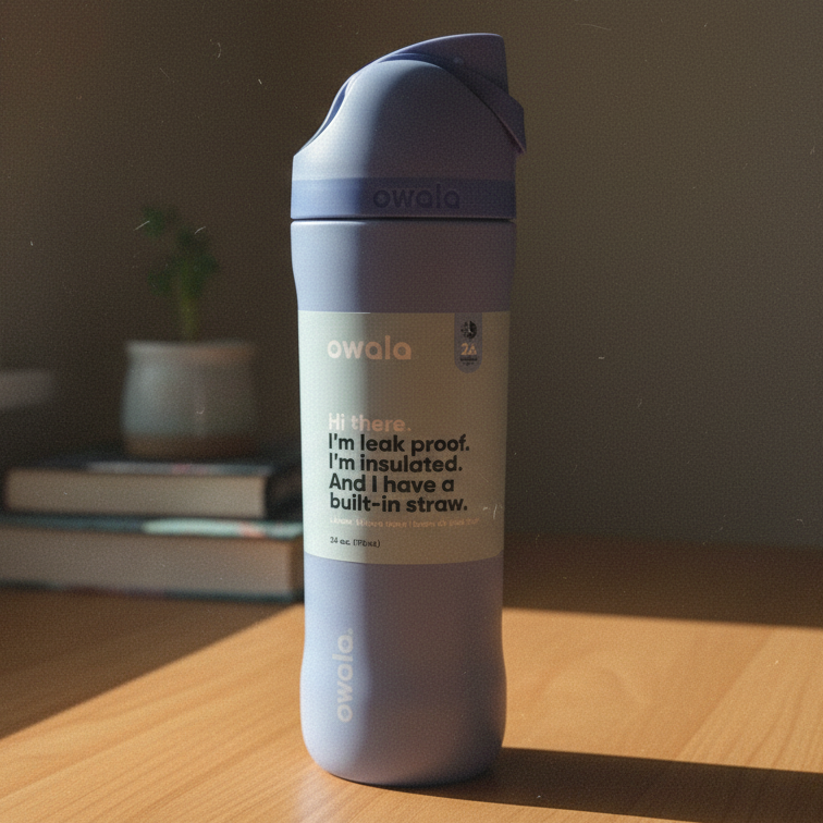 NEW Owala Out of the Blue  FeeSip 24oz Water Bottle