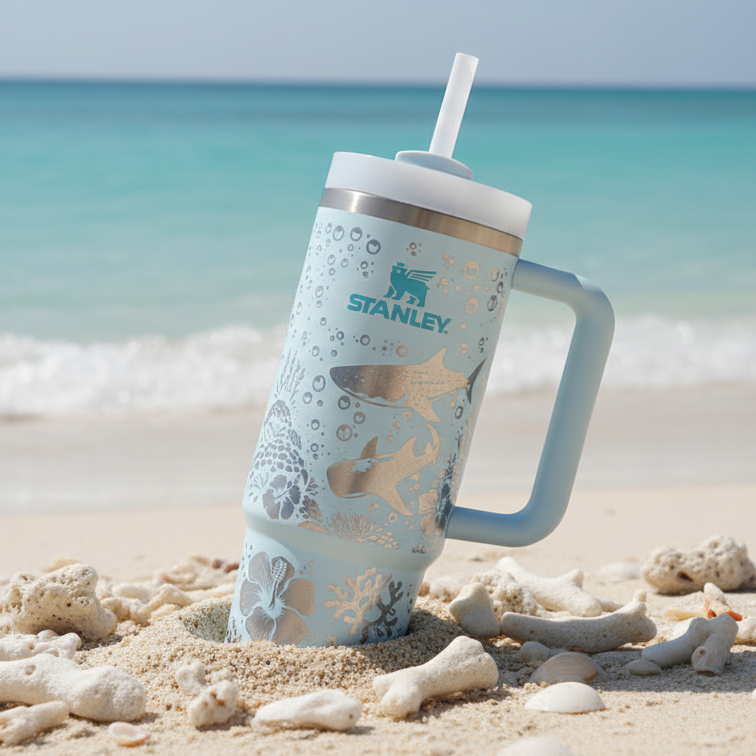 Whale Shark Reef Adventure 40 oz Tumbler