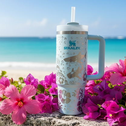 Whale Shark Reef Adventure 40 oz Tumbler