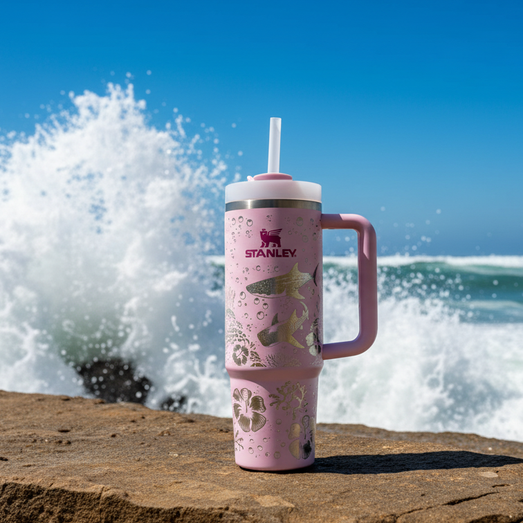 Whale Shark Reef Adventure 40 oz Tumbler