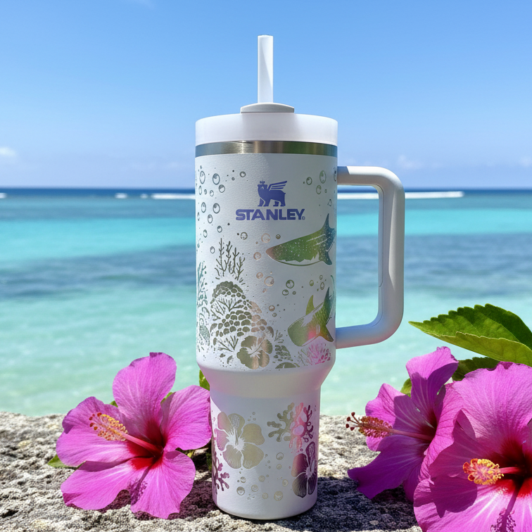 Whale Shark Reef Adventure 40 oz Tumbler