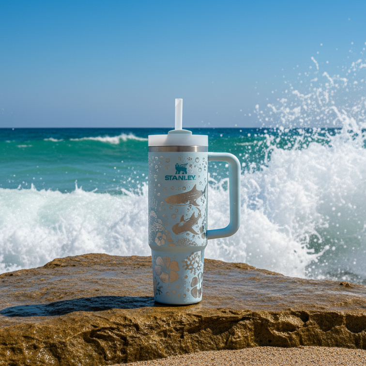 Whale Shark Reef Adventure 40 oz Tumbler