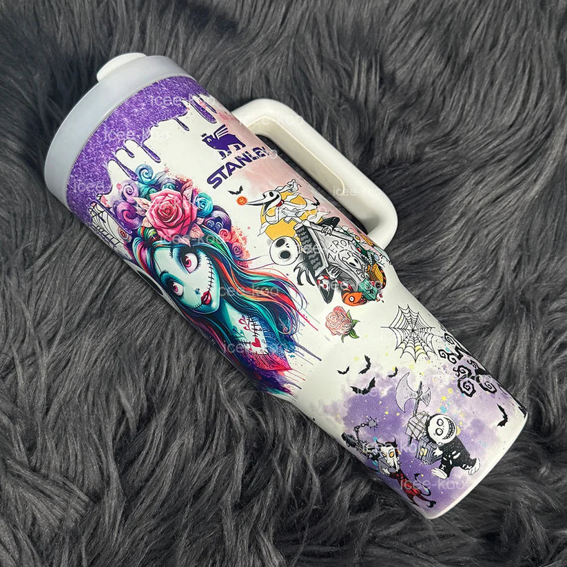 Sally x Jack Skellington 40 Oz Tumbler