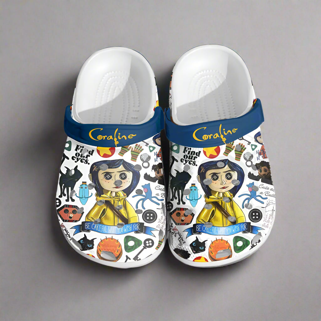 Spooky  Coraline Clog