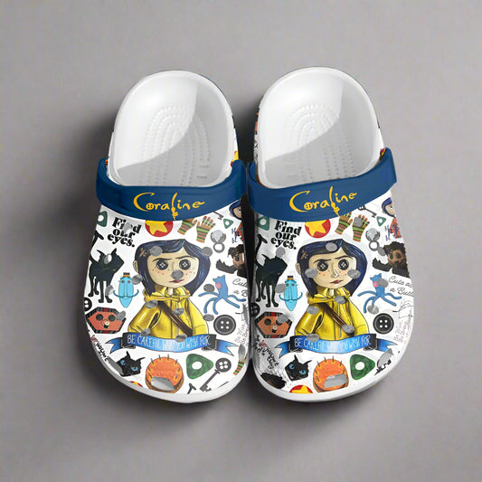 Spooky  Coraline Clog