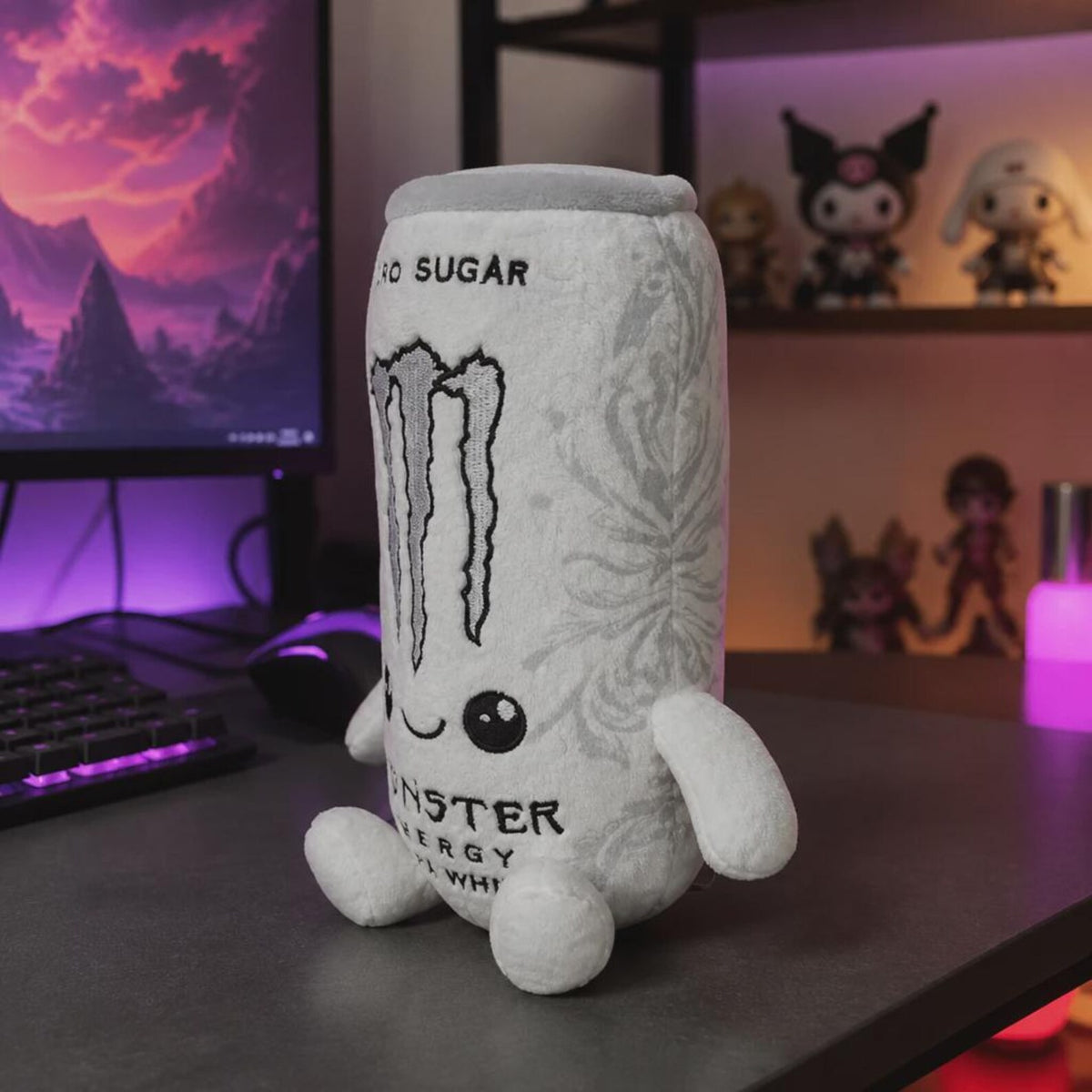 Monster Energy Drink Can Plushie – Zero Sugar