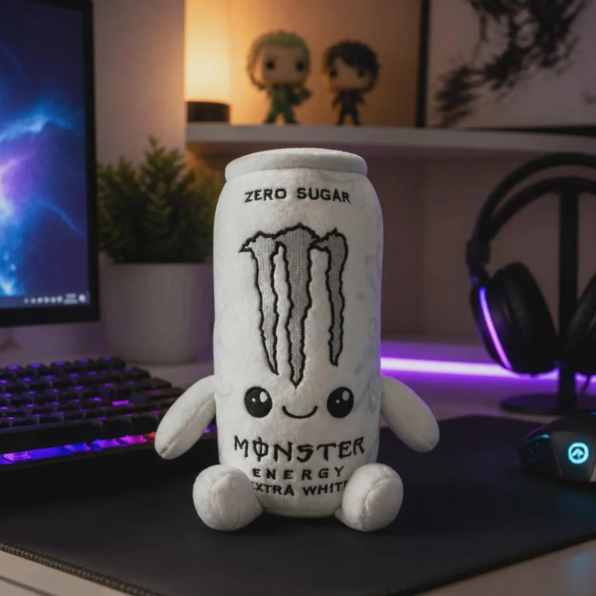 Monster Energy Drink Can Plushie – Zero Sugar