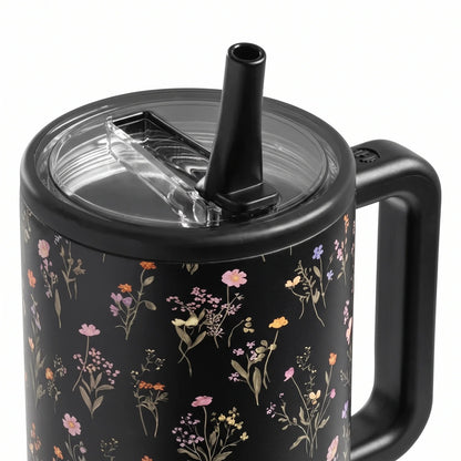 Exclusive Midnight Floral 40oz Traveler Tumbler