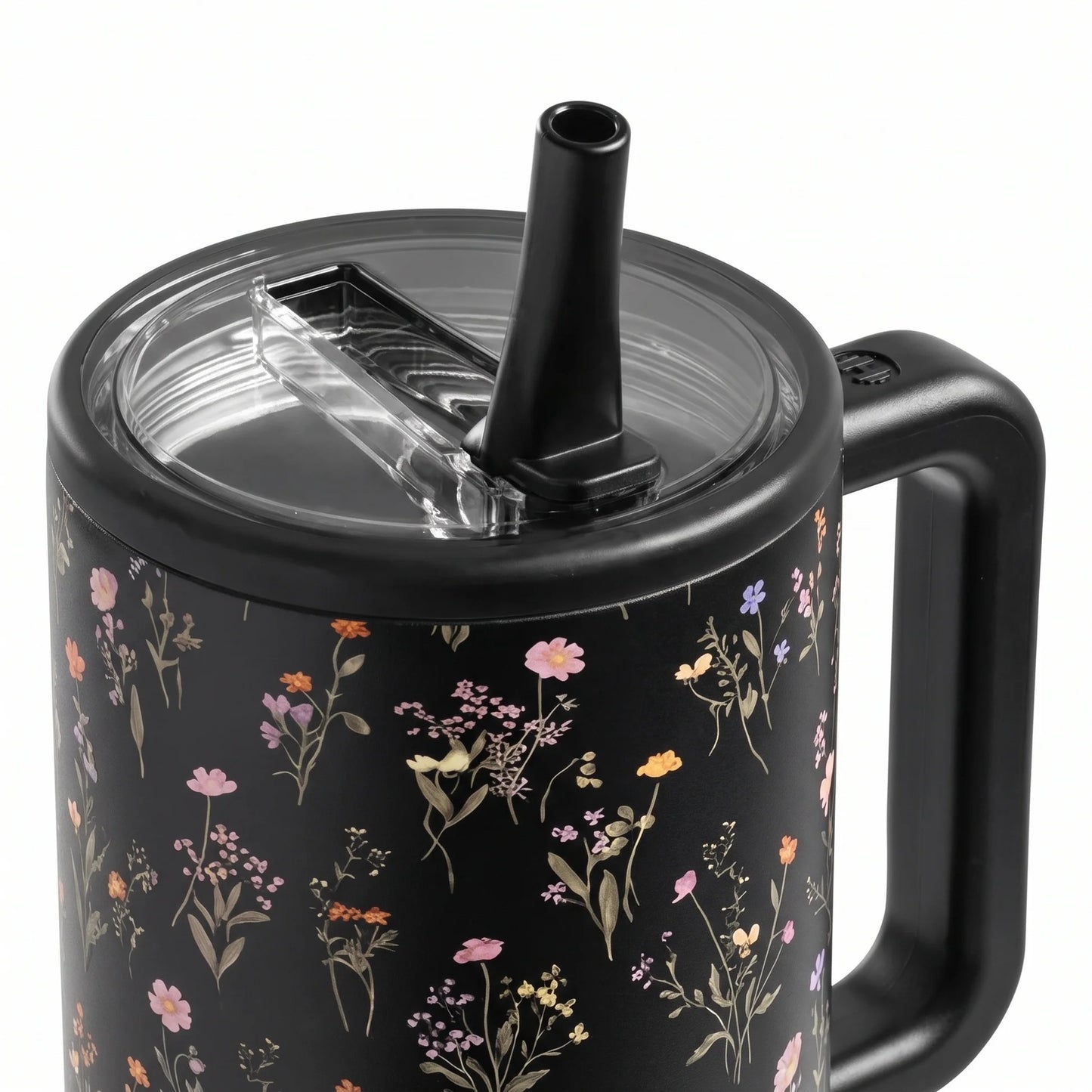 Exclusive Midnight Floral 40oz Traveler Tumbler