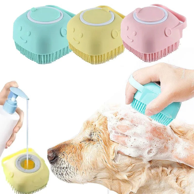 Dog Shampoo Massager Brush