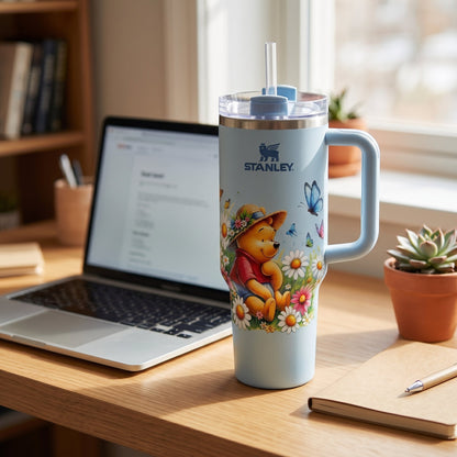 Winnie The Pooh Daisy Flower 40oz Tumbler