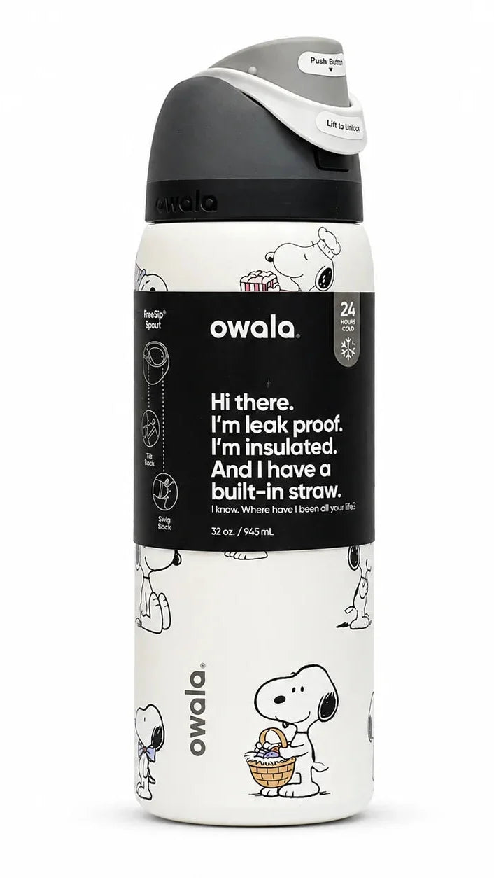 Snoopy 32oz FreeSip Water Bottle