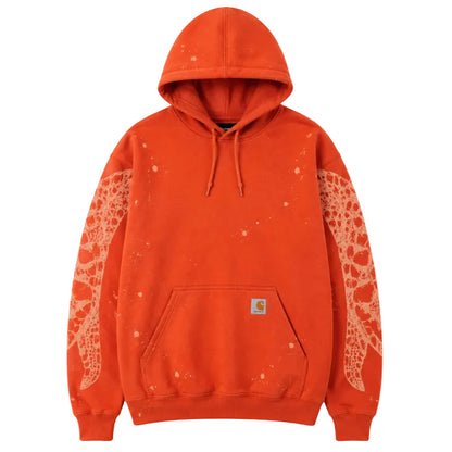 Turtle Print Hoodie